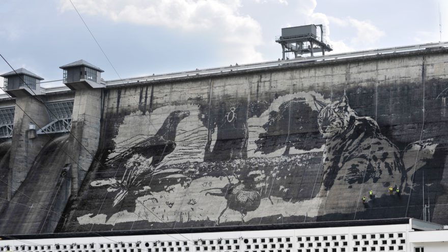 PGE: Ekologiczny mural na Solinie